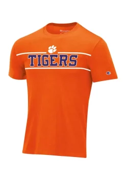 Flash Sale ⌛ Champion® NCAA Clemson Tigers Short Sleeve Graphic T-Shirt 🔔