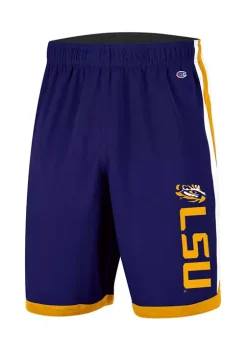 Hot Sale 👏 Champion® NCAA LSU Tigers 🏀 Basketball Shorts 🎉 -Champion® Sales Store Belk 1064