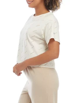 Outlet 🔥 Champion® The Cropped Print T-Shirt 🌟 -Champion® Sales Store Belk 1073