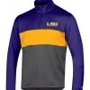 Cheap 🔔 Champion® NCAA LSU Tigers Quarter Zip Fleece Pullover 🛒 -Champion® Sales Store Belk 1084