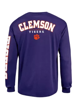 Cheapest ⌛ Champion® NCAA Clemson Tigers Long Sleeve T-Shirt 🎉