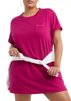 Discount ✨ Champion® Plus Size T-Shirt 👗 Dress ⭐
