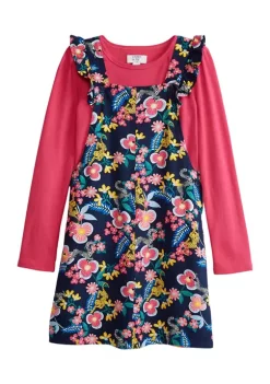 Best deal 🛒 Cabana by Crown & Ivy™ Toddler 👧 Girls Long Sleeve Floral Jumper Set 💯