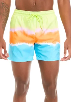 Wholesale 🛒 Cabana by Crown & Ivy™ Tri Tone Ombré Swim Trunks 🤩 -Champion® Sales Store Belk 1190