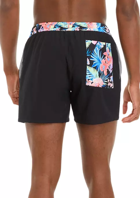 Top 10 🎁 Cabana by Crown & Ivy™ Printed Waistband Swim Trunks 🌟 4 Top 10 🎁 Cabana by Crown & Ivy™ Printed Waistband Swim Trunks 🌟 - Image 2