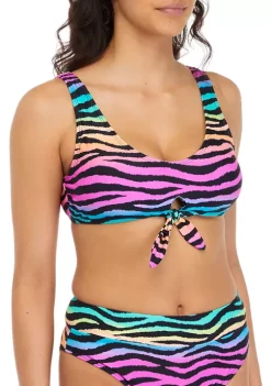 Coupon ✔️ Cabana by Crown & Ivy™ Zebra Print Swim Bralette 🛒 -Champion® Sales Store Belk 1205