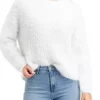 Wholesale 🧨 Cabana by Crown & Ivy™ Juniors' Long Sleeve Eyelash Crew Neck Sweater 😍 -Champion® Sales Store Belk 1206