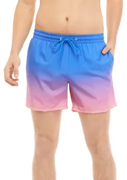 Top 10 ✨ Cabana by Crown & Ivy™ Ombré Swim Trunks ❤️ -Champion® Sales Store Belk 1223