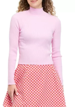 Cheapest ⌛ Cabana by Crown & Ivy™ Juniors' Long Sleeve Ribbed Turtleneck Sweater 🎉 -Champion® Sales Store Belk 1367