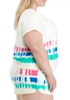 Wholesale ⌛ Cabana by Crown & Ivy™ Plus Size Short Dolman Sleeve Sweatshirt ⭐ -Champion® Sales Store Belk 1388