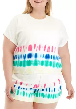 Wholesale ⌛ Cabana by Crown & Ivy™ Plus Size Short Dolman Sleeve Sweatshirt ⭐ -Champion® Sales Store Belk 1390