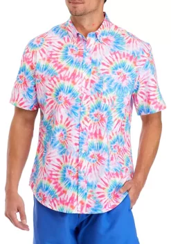 Best deal 🔔 Cabana by Crown & Ivy™ Short Sleeve Woven 👕 Shirt 🎁