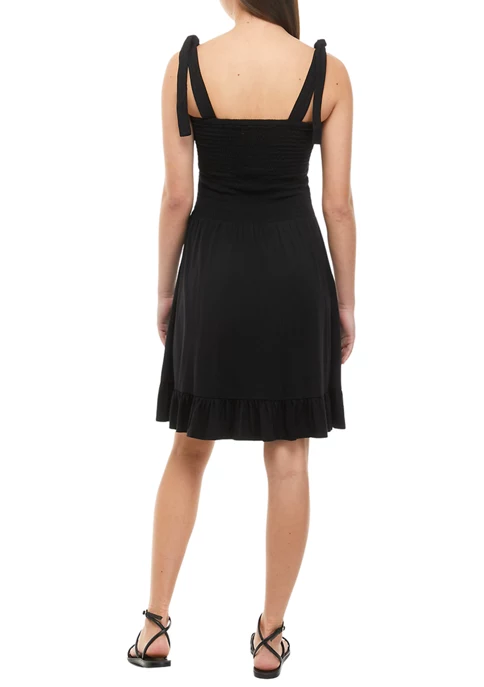 Brand new 🤩 Cabana by Crown & Ivy™ Juniors' Smocked Knit 👗 Dress 😀 4 Brand new 🤩 Cabana by Crown & Ivy™ Juniors' Smocked Knit 👗 Dress 😀 - Image 2