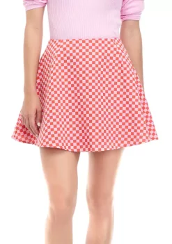 Cheapest 💯 Cabana by Crown & Ivy™ Juniors' Plaid A-Line 👗 Skirt 🧨 -Champion® Sales Store Belk 1422