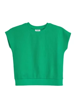 Brand new 🧨 Cabana by Crown & Ivy™ 👧 Girls 7-16 Solid Boxy Top 👍