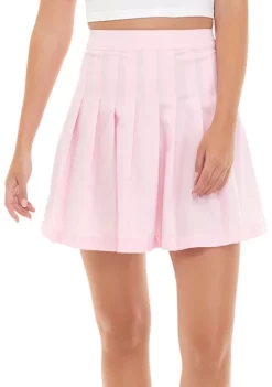 Budget ⌛ Cabana by Crown & Ivy™ Juniors' Pleated 👗 Skirt ⌛
