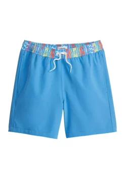 Hot Sale 😀 Cabana by Crown & Ivy™ Boys 8-20 Printed Swim Shorts 🤩 -Champion® Sales Store Belk 1493