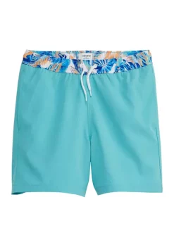 Hot Sale 😀 Cabana by Crown & Ivy™ Boys 8-20 Printed Swim Shorts 🤩 -Champion® Sales Store Belk 1495