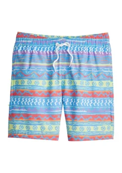 Hot Sale 😀 Cabana by Crown & Ivy™ Boys 8-20 Printed Swim Shorts 🤩 -Champion® Sales Store Belk 1500