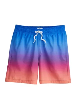 Hot Sale 😀 Cabana by Crown & Ivy™ Boys 8-20 Printed Swim Shorts 🤩 -Champion® Sales Store Belk 1504