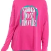Budget ⭐ Cabana by Crown & Ivy™ Long Sleeve Baby Terry Graphic Sweatshirt 🌟 -Champion® Sales Store Belk 1558