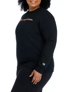 Top 10 👏 Champion® Plus Size Power Blend Crew Neck Sweatshirt 👏 -Champion® Sales Store Belk 156