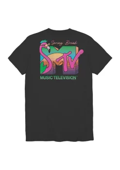 Flash Sale ⌛ Cabana by Crown & Ivy™ Flamingo MTV Graphic T-Shirt 🛒