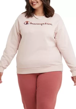 Top 10 👏 Champion® Plus Size Power Blend Crew Neck Sweatshirt 👏 -Champion® Sales Store Belk 158