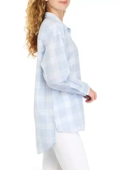 Flash Sale ✔️ Cabana by Crown & Ivy™ Juniors' Long Sleeve Button Down 👕 Shirt 😉 -Champion® Sales Store Belk 1590