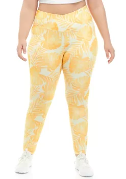 Outlet ✨ Cabana by Crown & Ivy™ Plus Size Crossover Waist Leggings 😉 -Champion® Sales Store Belk 1620