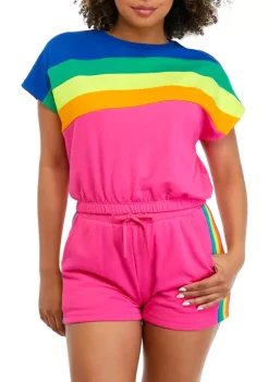 Flash Sale 🔥 Cabana by Crown & Ivy™ Juniors' Short Raglan Sleeve Sweatshirt 👍