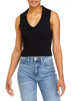 Best reviews of 😀 Cabana by Crown & Ivy™ Juniors' Sleeveless Collared Rib Sweater 😉 -Champion® Sales Store Belk 1675