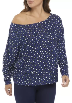 Best Pirce 😀 Cabana by Crown & Ivy™ 👩 Women's Long Dolman Sleeve Top 👏 -Champion® Sales Store Belk 1697