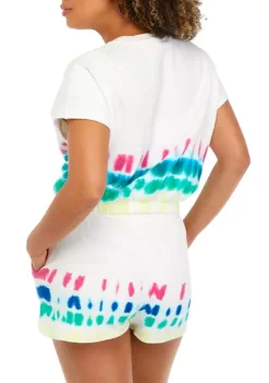 Wholesale 💯 Cabana by Crown & Ivy™ Juniors' Short Raglan Sleeve Sweatshirt 🤩 -Champion® Sales Store Belk 1761