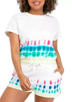 Wholesale 💯 Cabana by Crown & Ivy™ Juniors' Short Raglan Sleeve Sweatshirt 🤩 -Champion® Sales Store Belk 1763