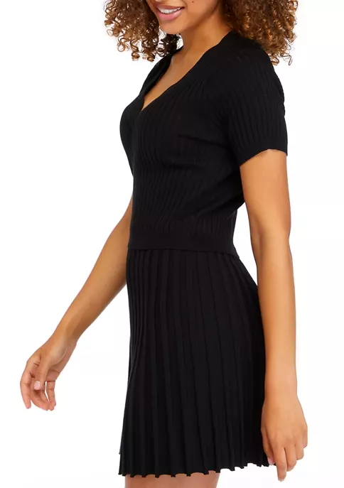 Brand new ✔️ Cabana by Crown & Ivy™ Juniors' Short Sleeve V-Neck Sweater ✨ 5 Brand new ✔️ Cabana by Crown & Ivy™ Juniors' Short Sleeve V-Neck Sweater ✨ - Image 3