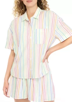 Deals 🎁 Cabana by Crown & Ivy™ Juniors' Short Sleeve Woven Button Down 👚 Shirt ❤️ 9 Deals 🎁 Cabana by Crown & Ivy™ Juniors' Short Sleeve Woven Button Down 👚 Shirt ❤️ -Champion® Sales Store Belk 1901