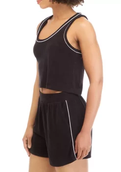 Buy 👍 Cabana by Crown & Ivy™ Juniors' Terry Cropped Tank ❤️ -Champion® Sales Store Belk 1904