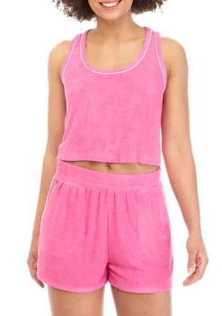 Buy 👍 Cabana by Crown & Ivy™ Juniors' Terry Cropped Tank ❤️ -Champion® Sales Store Belk 1905