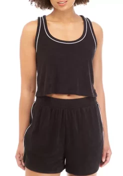Buy 👍 Cabana by Crown & Ivy™ Juniors' Terry Cropped Tank ❤️ -Champion® Sales Store Belk 1906