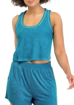 Buy 👍 Cabana by Crown & Ivy™ Juniors' Terry Cropped Tank ❤️ -Champion® Sales Store Belk 1907