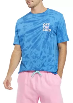 Cheap 😍 Cabana by Crown & Ivy™ Short Sleeve Space Dye Graphic T-Shirt 🥰