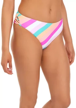 Top 10 👏 Cabana by Crown & Ivy™ Multi Stripe Swim Bottoms ⭐