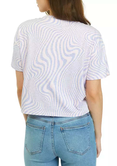 Top 10 🧨 Cabana by Crown & Ivy™ Short Sleeve Cropped T-Shirt 👏 4 Top 10 🧨 Cabana by Crown & Ivy™ Short Sleeve Cropped T-Shirt 👏 - Image 2