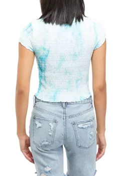 Flash Sale ✔️ Cabana by Crown & Ivy™ Juniors' Short Sleeve Smocked T-Shirt ✨ 8 Flash Sale ✔️ Cabana by Crown & Ivy™ Juniors' Short Sleeve Smocked T-Shirt ✨ -Champion® Sales Store Belk 1945