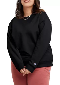 Top 10 🌟 Champion® Plus Size Power Blend Crew Neck Sweatshirt 🧨