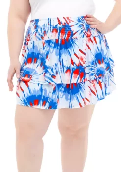 Buy 🔥 Cabana by Crown & Ivy™ Plus Size Baby Terry Ruffle 👗 Skirt 🥰