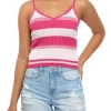 Best Pirce 💯 Cabana by Crown & Ivy™ Juniors' Sleeveless Striped Sweater ⌛ -Champion® Sales Store Belk 1994