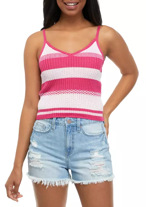 Best Pirce 💯 Cabana by Crown & Ivy™ Juniors' Sleeveless Striped Sweater ⌛ 7 Best Pirce 💯 Cabana by Crown & Ivy™ Juniors' Sleeveless Striped Sweater ⌛ - Image 5