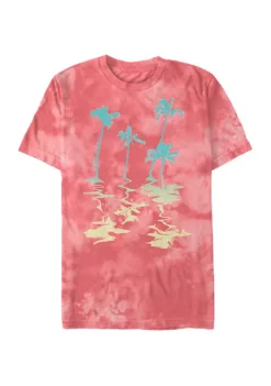 Promo ✨ Cabana by Crown & Ivy™ Palm Tree Reflections Graphic T-Shirt ✔️